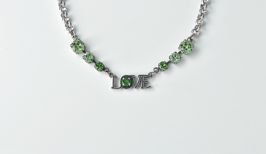 Love pendant & cup chain necklace tutorial